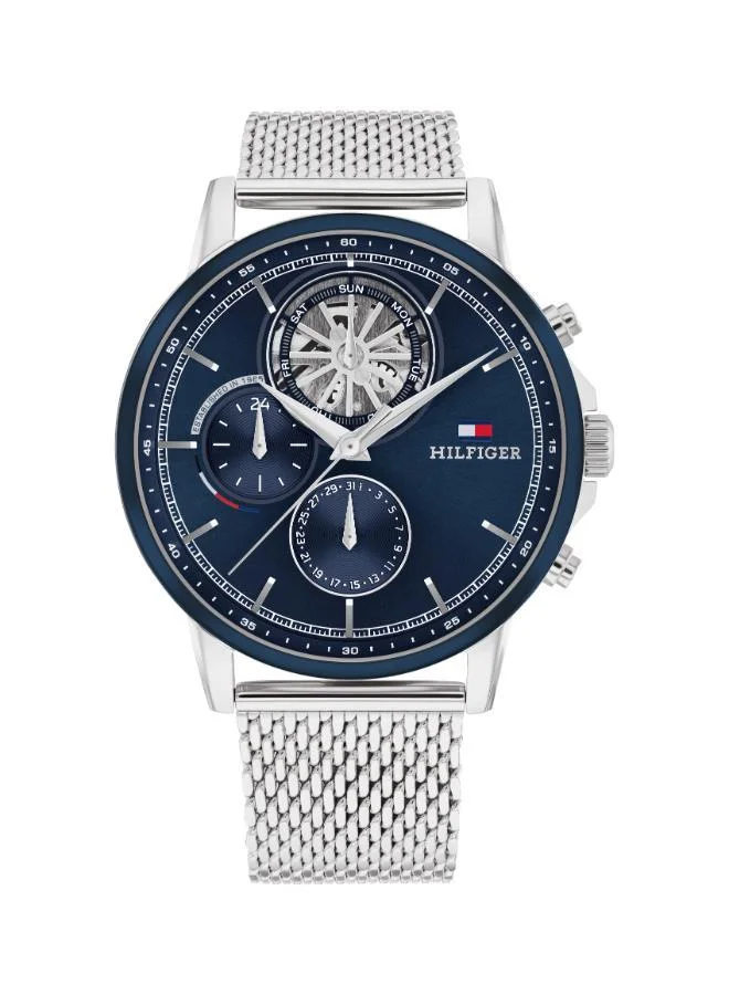 TOMMY HILFIGER Analogue Multifunction Watch with Steel Bracelet